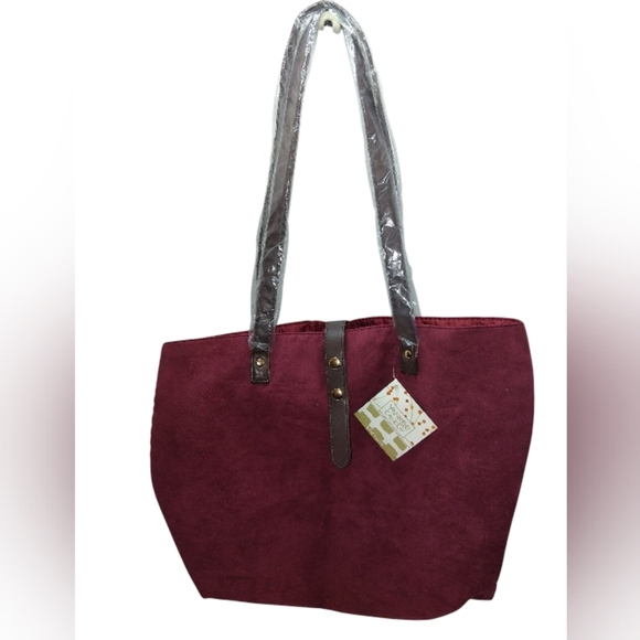 Yankee Candle Handbags - New Yankee Candle Burgundy Tote from 2019